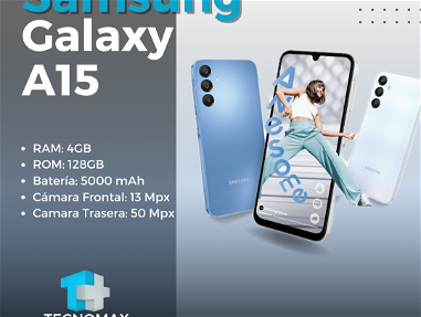 (TECNOMAX) Samsung Galaxy A15 • 4GB/ 128GB • NUEVO EN CAJA • 59152641 - Img main-image