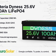 Batería Dyness 25.6V 100Ah LiFePO4 - Img 56867638