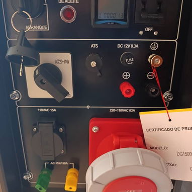 Generador eléctrico monofásico de diesel insonoro - 2/4