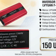 Inversor solar de corriente 12V 3000wts - Img 56938459