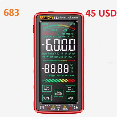 J133 Vendo multimetos y jucones o pinzas amperimétricas, varios modelos, marcas Aneng - Img 126043782