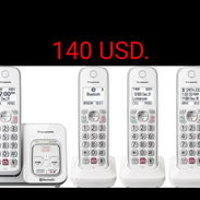 Teléfono inalámbrico Panasonic de 4 bases - Img 57460959