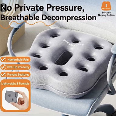 🚨COJÍN INFLABLE PARA ESCARAS, HEMORROIDES O COXIS 🚨 - Img 124434690