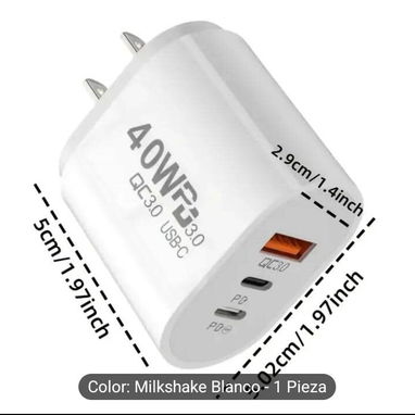 Adaptador/Cargador de carga rapida 40w - Img 121993447