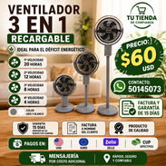 🔥 ¡VENTILADOR RECARGABLE PORTÁTIL! 💪 - Img 55648636