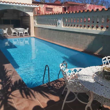 J Casa de renta amplia con piscina cerca del mar en la paya Boca Ciega. Alquiler de casa con piscina en la playa. BC-003 - 2/10