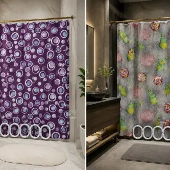 Cortinas de baño decorativas🌸(GHC) - Img 124022017