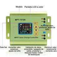 Controlador Solar MPPT 10A (600W) Sistemas de 24V, 36V, 48V, 60V y 72V - Img 56706121