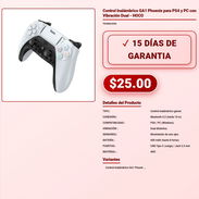 Control Inalámbrico GA1 Phoenix para PS4 y PC con Vibración Dual - HOCO . - Img 57881424