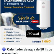 Calentador De Agua 50L (Marca EKO) - Img 55776270
