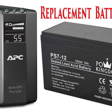 Back-UPS APC Pro 550 de 6 tomas, con batería y con 2 cables para conectar 1 PC y 1 Monitor en 85 USD - Img 118137621