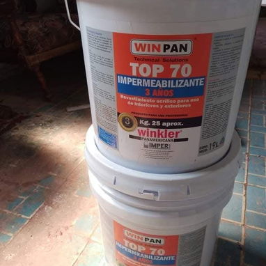 PINTURA IMPERMEABLE ROJO, GRIS Y VERDE ORIGINAL !! - Img 123672948