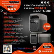 ⚡EF DELTA 3⚡ ESTACIÓN PORTÁTIL ECOFLOW DELTA 3 - 3600/1800W CON 1024WH BATERÍA. MENSAJERÍA FACTURA Y GARANTÍA. 54833699 - Img 54830990