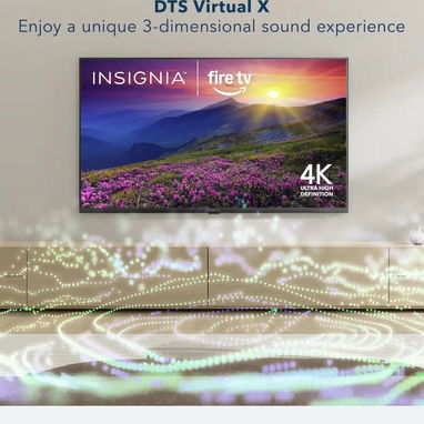 Insignia™ - 50" Class F50 Series LED 4K UHD Smart Fire TV - 3/4
