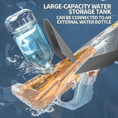 Pistola de Agua Eléctrica Shark MK1 - Velocidad y Potencia en Cada Disparo | Prepárate para g... | videojuegoshabana.com - Img 122922672