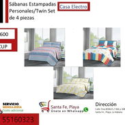 Sábanas Estampadas Personales/Twin Set de 4 piezas - Img 56378286