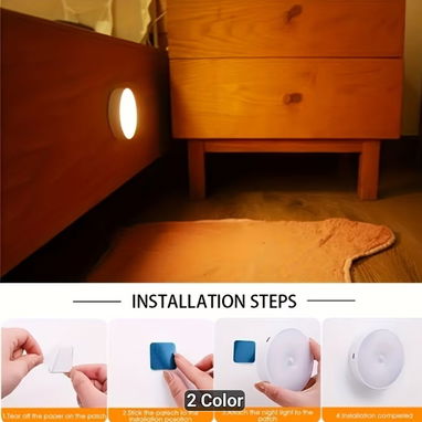 Juego de 6 luces nocturnas redondas modernas con - Img 124525002