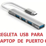 Regletas USB (4 puertos) para laptop de puerto C - Img 54213304