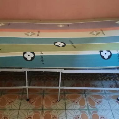 Cama personal de metal plegable con colchon - 3/3