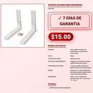Soporte de Pared para Microondas con Brazos Abatibles de Acero VPT-0046 - Img 57973276