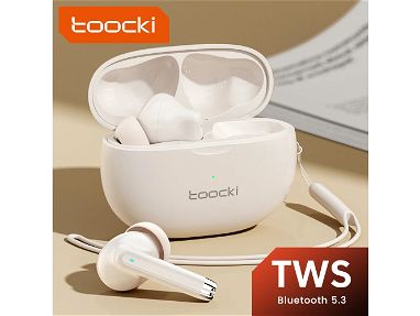 ⭕️ Audífonos Bluetooth Inalambricos  TOOCKI 100% Original SUPER CALIDAD ✅ Audifonos Bluetooth Airpods  NUEVOS - Img main-image