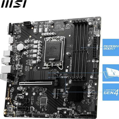 Board MSI Pro B760M-P - 3/7