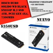 SSD Western Digital Black SN850P M.2 SSD 4TB, PCIe Gen 4x4, 7300MBS "Nuevo Sellado" - Img 55053351