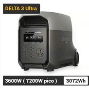 Ecoflow DELTA 3 Ultra con 3072Wh, 3600W - Pico 7200W, Carga Rápida y Batería LiFePO Estación de Energía Portátil - Img 54760337