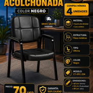 🪑 SILLA 🪑 VISITANTE ACOLCHONADA. ENTREGA GRATIS CON FACTURA A CLIENTE. 📲 54833699 - Img 56428191