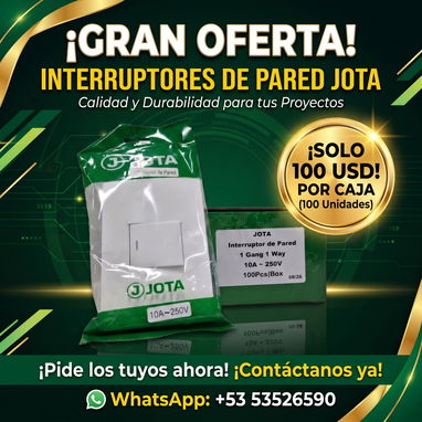 🔌 INTERRUPTORES Y TOMACORRIENTES PARA TU NEGOCIO (Cajas de 100 unidades) - 7/7