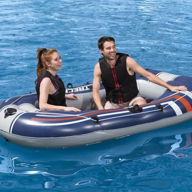 Bote de goma inflable para 2 personas Bestway Hydro-Force Treck 61064 con remos e inflador - Img 101405263