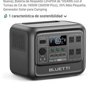 Bluetti v100 de 1800 w peak 3600 w con 1024 wh en 720usd - Img 57303788