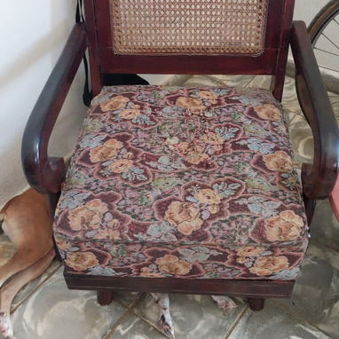 Juego de sala tapizado de madera de caoba en buen precio - 3/3