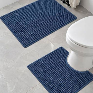 Juego de Alfombras para Baño – 2 piezas  💰14 USD  Un set práctico para completar el baño - 6/9