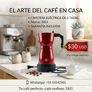 6 Tazas / Cafetera Eléctrica de 6 Tazas - Img 55602805