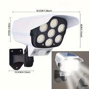 Lámpara recargable solar para exteriores con forma de cámara - Img 56404133