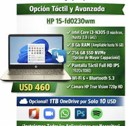 Venta de Laptops gama Premium: HP 15 Pulgadas INTEL CORE I3+ 8GB RAM + 256 GB SSD - Img 54697446