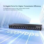 Switch Tenda TEG1016M 16 Puertos Gigabit 10/100/1000 Plug & Play Metálico - Img 124842078