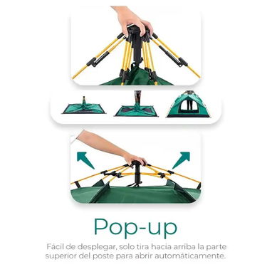TIENDA DE CAMPAÑA / IDEAL PARA CAMPING Y PLAYA / ORIGINAL / NUEVO / - Img 119979286