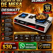 COCINA DE GAS DE MESA DESMATT, ENTREGA DE FACTURA PARA SU GARANTÍA. VARIEDAD DE COCINAS, ELECTRODOMÉSTICOS - Img 57128776