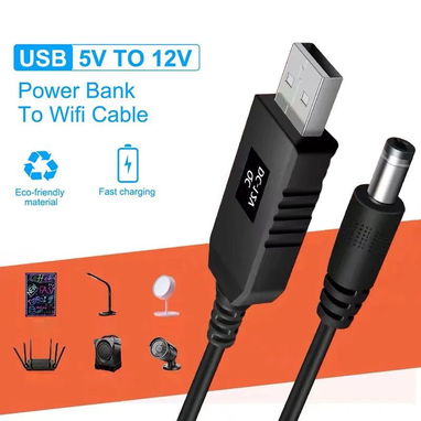 Cable Convertidor   Para Router Wifi USB /Dc - 4/4