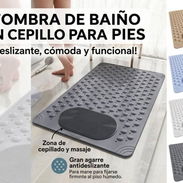 Alfombra antideslizante de ducha con enjabonador de pies  10 USD - Img 58071838
