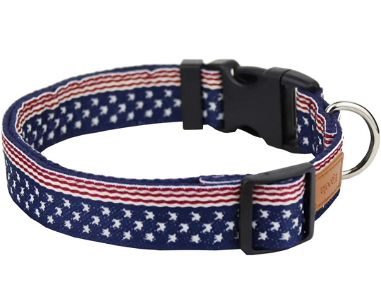 Collar de perro/collar clásico con bamdera estadounidense - Img 67185010