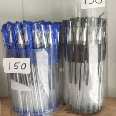Hoja, libreta, bolígrafo de gel, portaminas, lápiz, portalápiz, goma de borrar, tiza - 3/10
