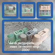 🪥 Vendo Porta Cepillos de Baño – Varios modelos, colores y materiales – Organiza tus cepillos y pasta 🪥 - Img 55936657