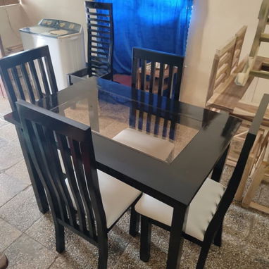 Juegos de comedor de madera y banquetas FlexConfort - 7/10