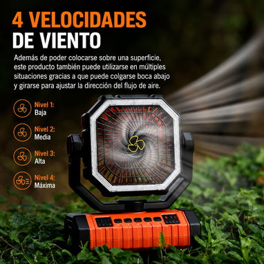 VENTILADOR RECARGABLE DE 20,000 mAh - Img 123538065