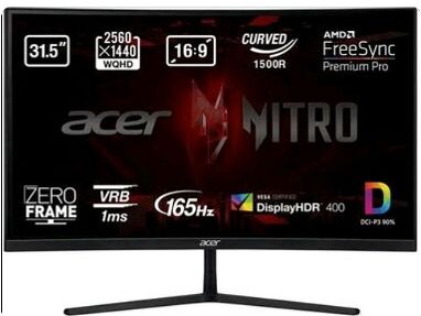 !!Neww!! Monitor Acer Gaming 31.5" 2k Curvo 165HZ - Img main-image