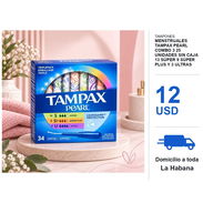 Tampones Menstruales Tampax Pearl Combo 3 25 unidades sin caja 13 súper 9 súper plus y 3 Ultras - Img 58403295