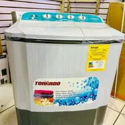 *LAVADORA SEMIAUTOMÁTICA TORNADO 8KG (Fabricante LG) - $270 USD*  ✅ 8 Kilos - Doble tina ✅ Mismo fabricante que LG - Img 57006337
